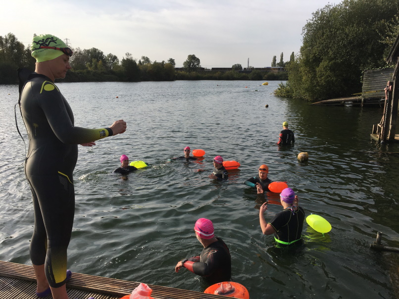 Coaching 8 deaf swimmers at Reading Lake Hotel